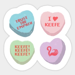 Keefe KOTLC Conversation Hearts Sticker